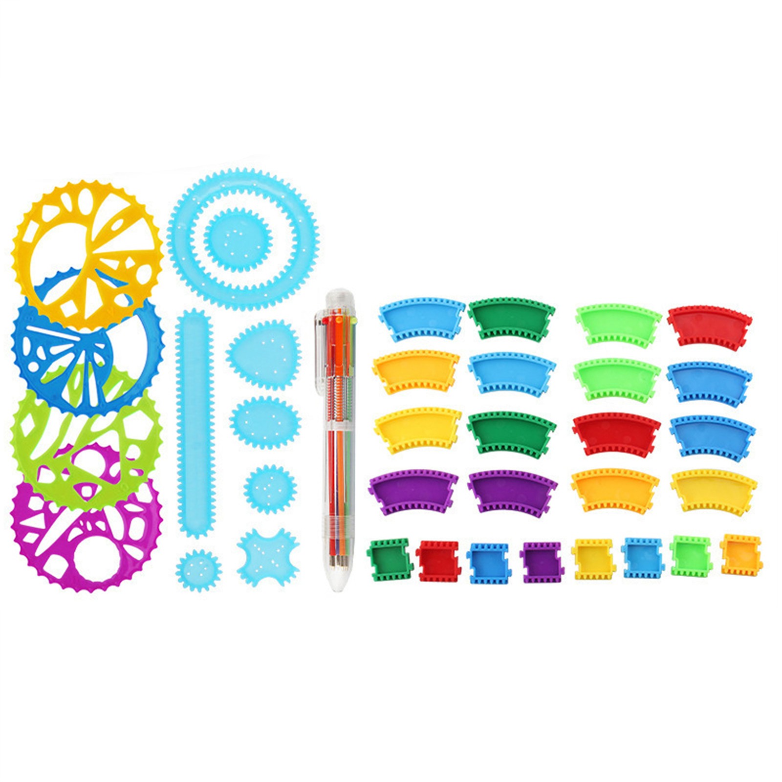 Colorful Spirograph Set Kids M - Kids Education Gift ulasan dan harga