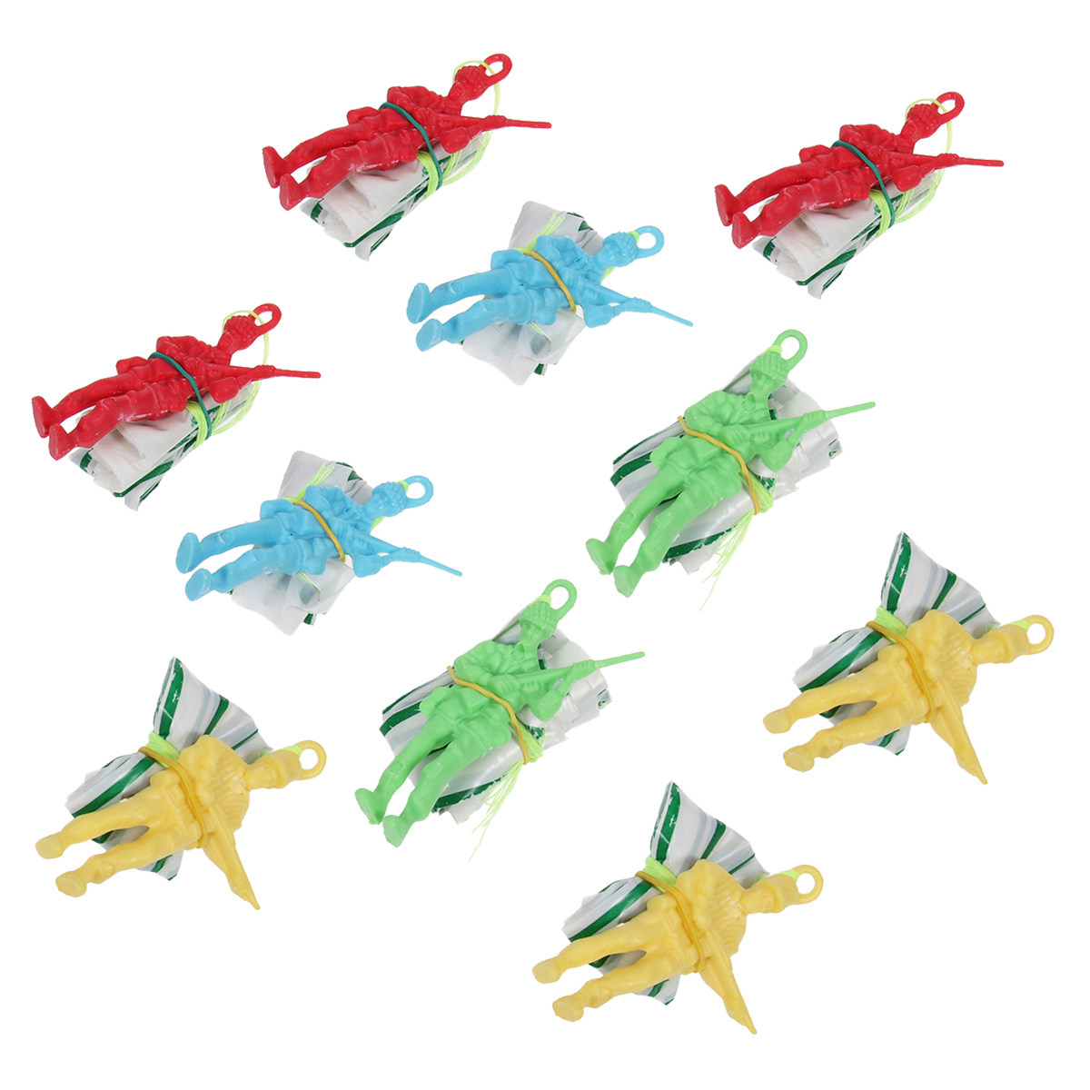 10Pcs Soldier Parachute Man Ha - Kids Outdoor Education ulasan dan harga