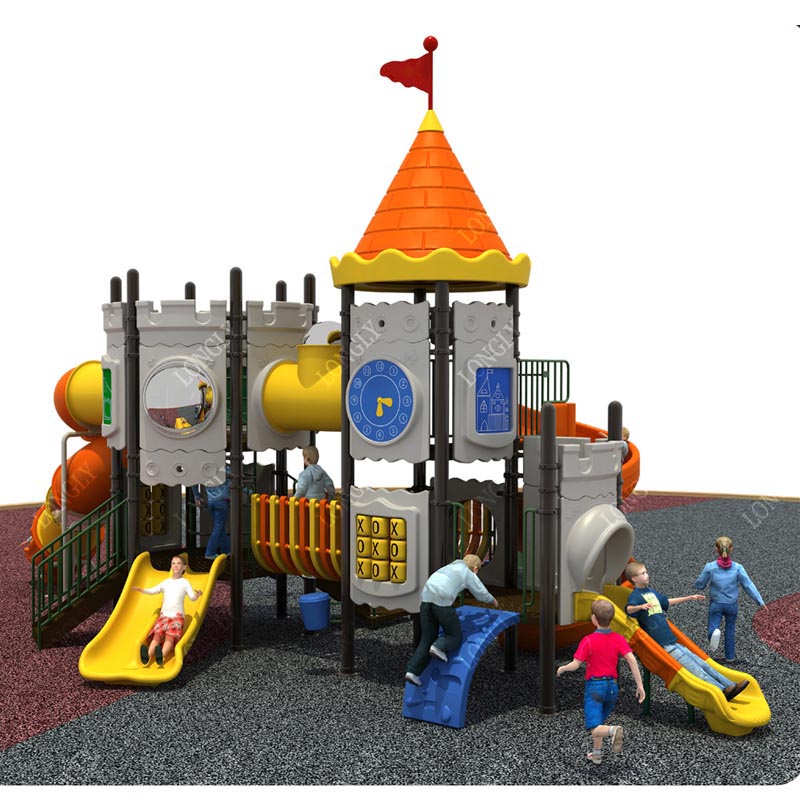 Castle Style Kids Slide for Ou - Kids Outdoor Education ulasan dan harga