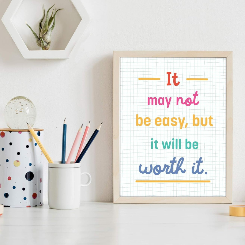 Educational Growth Mindset Pos - Kids Educational Poster ulasan dan harga
