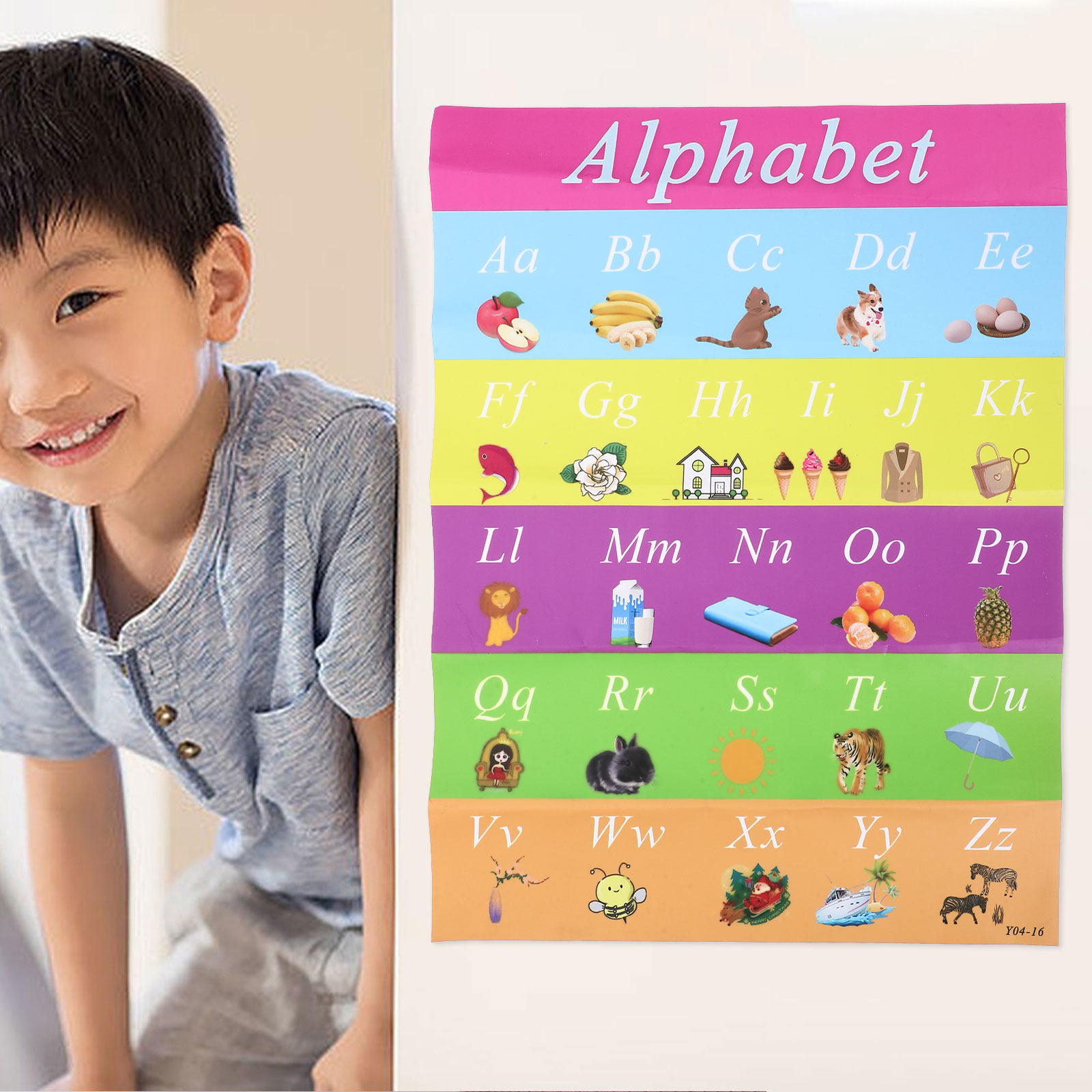 Early Education Self-Adhesive  - Kids Educational Poster ulasan dan harga