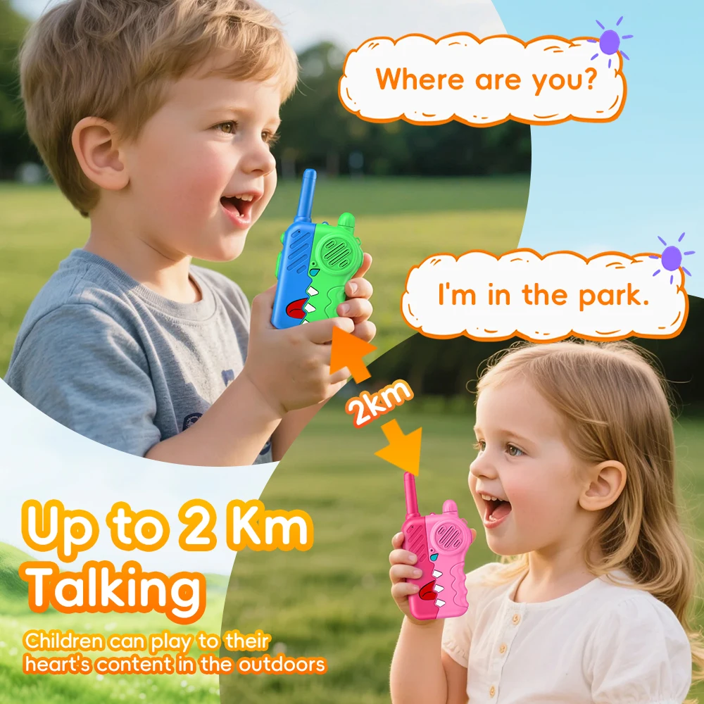 2pcs Children's Walkie-talkies - Kids Outdoor Education ulasan dan harga