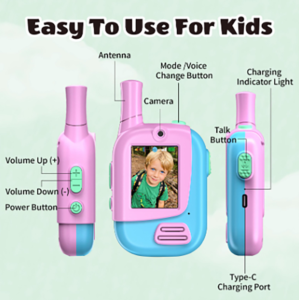 2 Pack Rechargeable Kids Video - Kids Outdoor Education ulasan dan harga