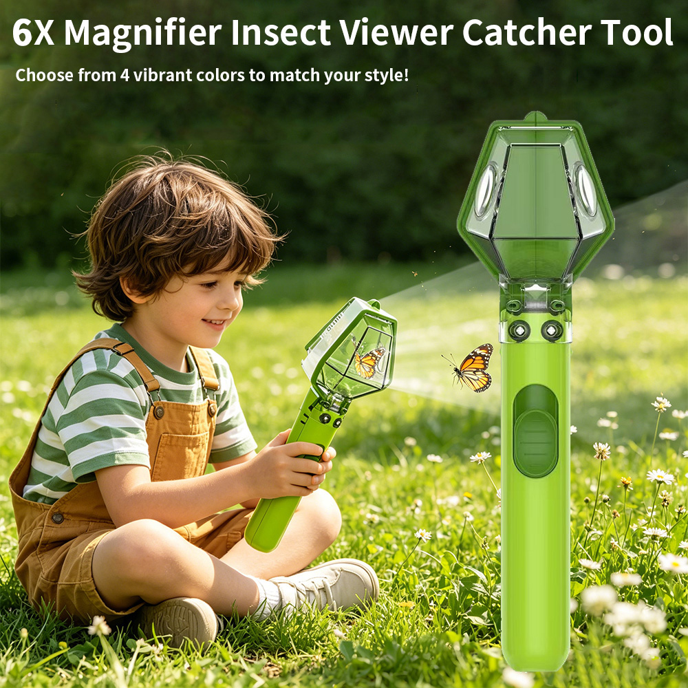 6X Magnifier Kids Bug Catcher, - Kids Outdoor Education ulasan dan harga
